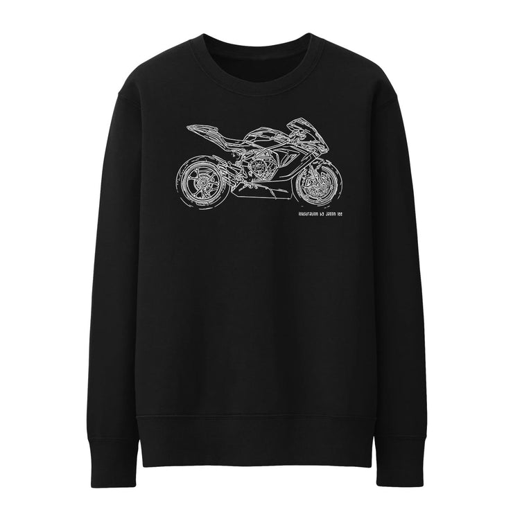 JL Illustration For A MV Agusta F3 800 AGO 2015 Motorbike Fan Jumper