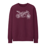 JL Illustration For A MV Agusta F4RR 2016 Motorbike Fan Jumper