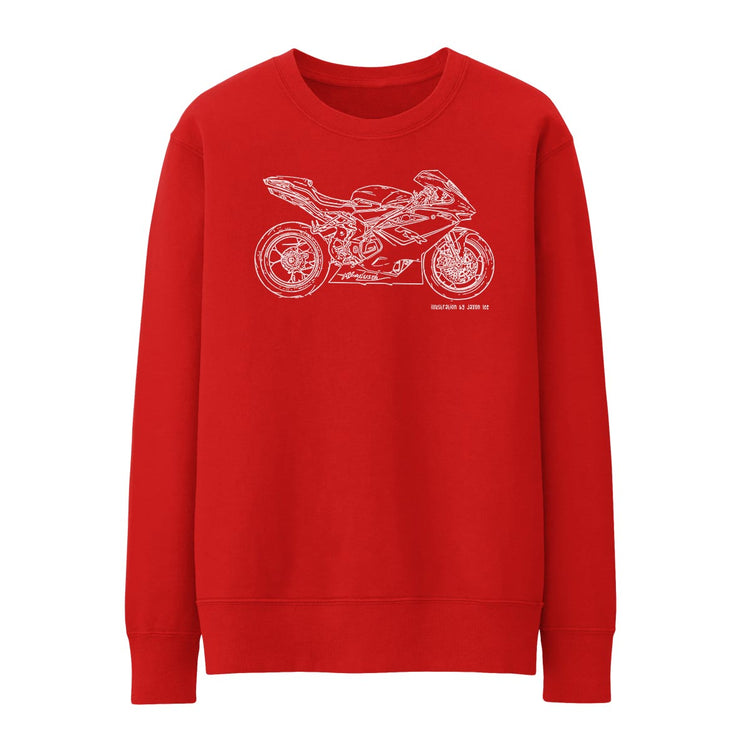 JL Illustration For A MV Agusta F4RR 2016 Motorbike Fan Jumper