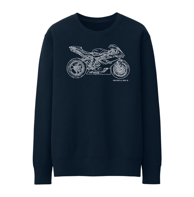 JL Illustration For A MV Agusta F4RR 2016 Motorbike Fan Jumper