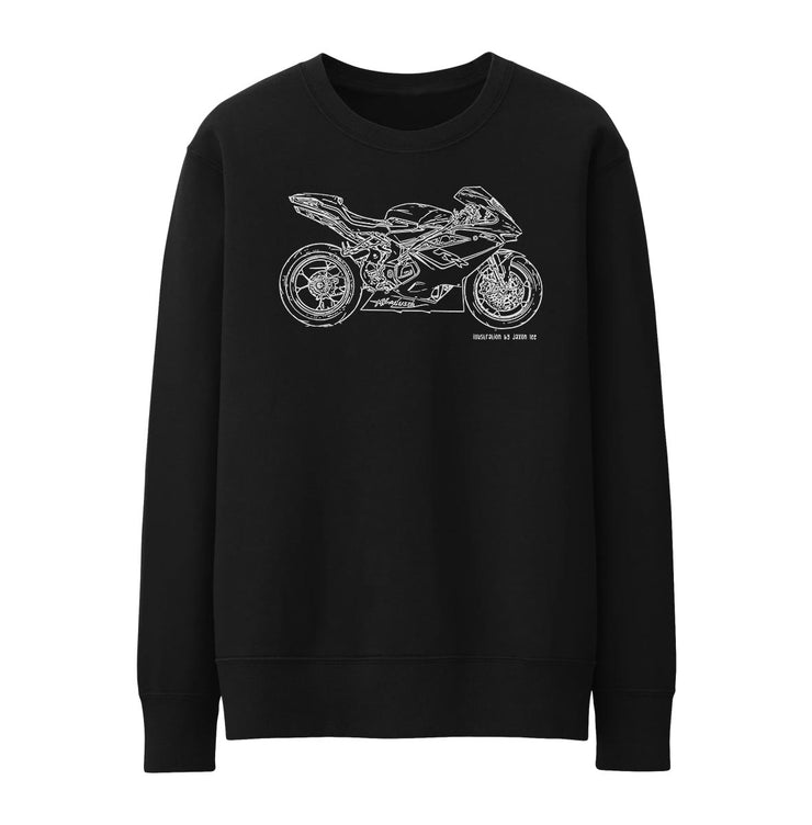 JL Illustration For A MV Agusta F4RR 2016 Motorbike Fan Jumper