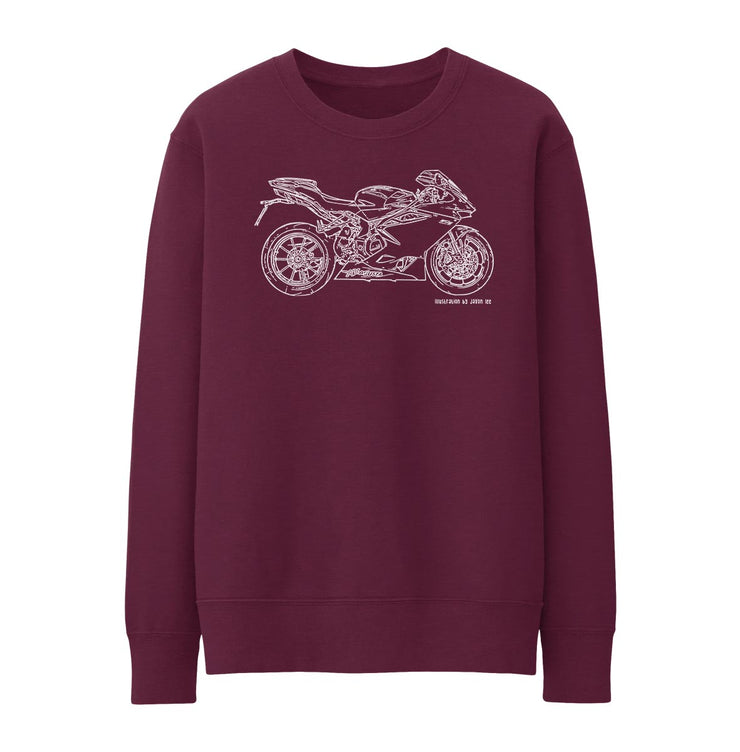 JL Illustration For A MV Agusta F4 2016 Motorbike Fan Jumper