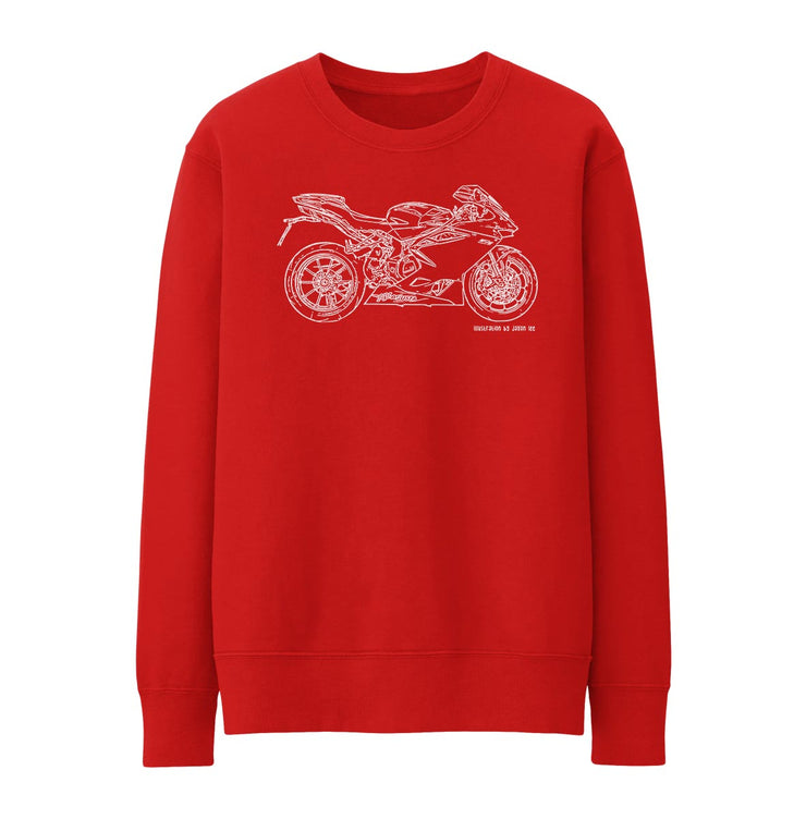 JL Illustration For A MV Agusta F4 2016 Motorbike Fan Jumper