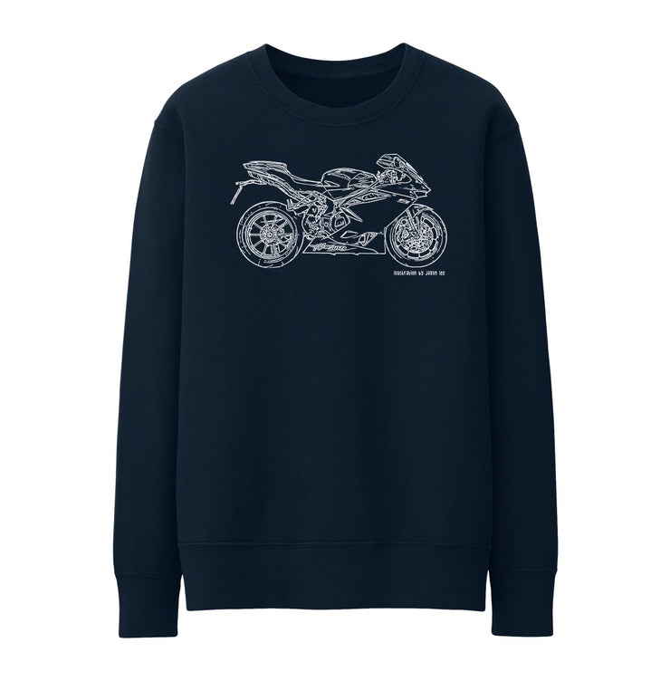 JL Illustration For A MV Agusta F4 2016 Motorbike Fan Jumper