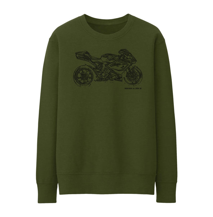 JL Illustration For A MV Agusta F4 RC 2017 Motorbike Fan Jumper