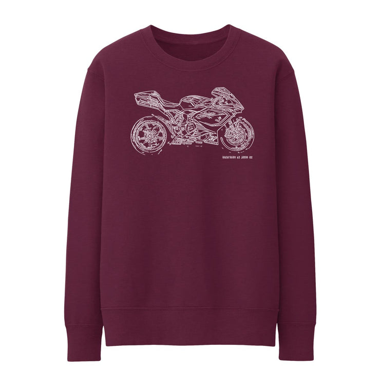 JL Illustration For A MV Agusta F4 RC 2017 Motorbike Fan Jumper