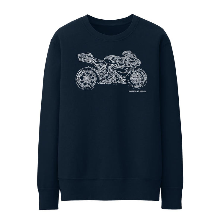 JL Illustration For A MV Agusta F4 RC 2017 Motorbike Fan Jumper