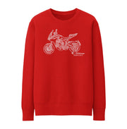 JL Illustration For A MV Agusta Turismo Veloce 800 Motorbike Fan Jumper