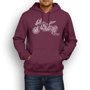 JL Illustration For A MV Agusta Turismo Veloce 800 Motorbike Fan Hoodie