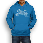 JL Illustration For A MV Agusta Turismo Veloce 800 Motorbike Fan Hoodie