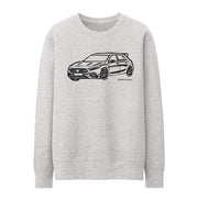 JL Illustration For A Mercedes Benz AMG A45 S Motorcar Fan Jumper