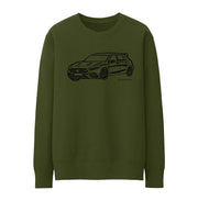 JL Illustration For A Mercedes Benz AMG A45 S Motorcar Fan Jumper