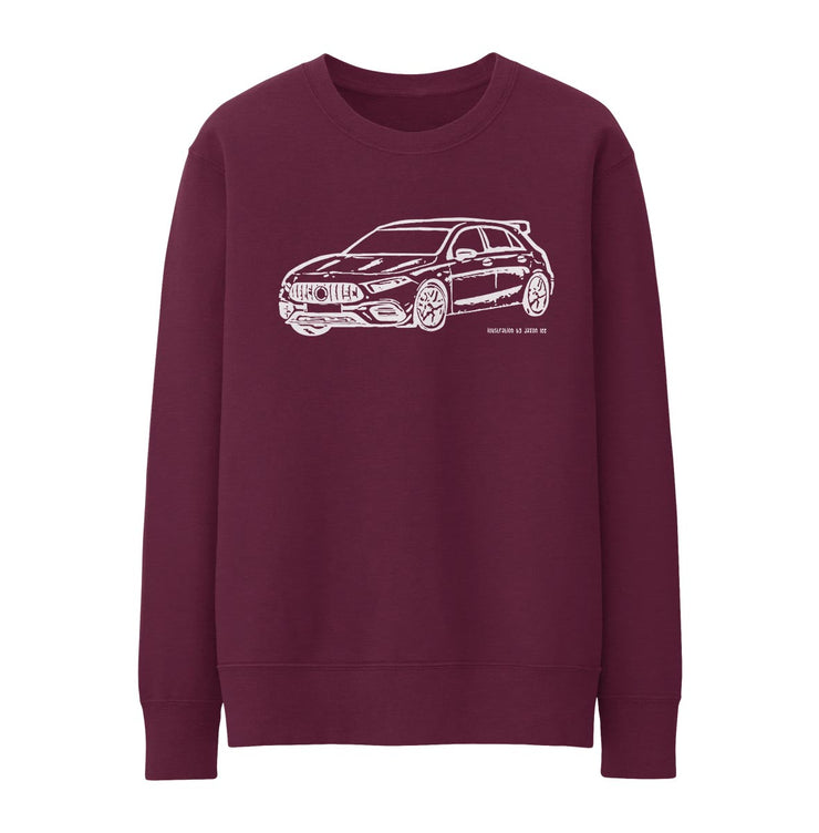 JL Illustration For A Mercedes Benz AMG A45 S Motorcar Fan Jumper