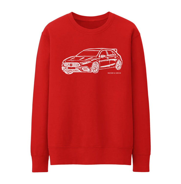 JL Illustration For A Mercedes Benz AMG A45 S Motorcar Fan Jumper