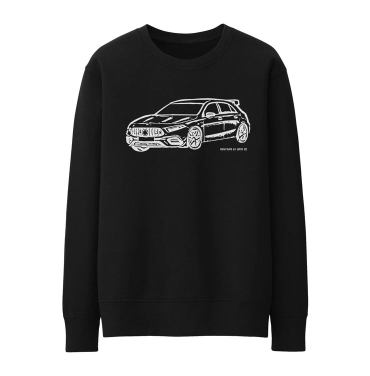 JL Illustration For A Mercedes Benz AMG A45 S Motorcar Fan Jumper