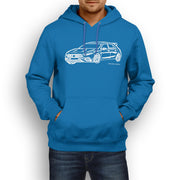 JL Illustration For A Mercedes Benz AMG A45 S Motorcar Fan Hoodie