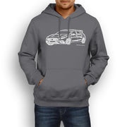 JL Illustration For A Mercedes Benz AMG A45 S Motorcar Fan Hoodie