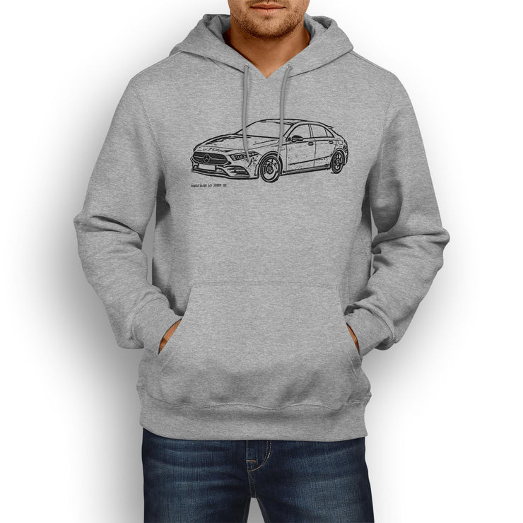JL Illustration For A Mercedes Benz A Class Motorcar Fan Hoodie
