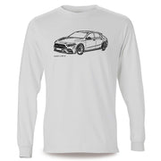 JL Illustration For A Mercedes Benz A Class Motorcar Fan LS-Tshirt