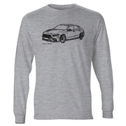 JL Illustration For A Mercedes Benz A Class Motorcar Fan LS-Tshirt