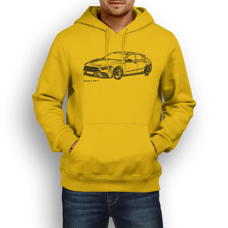 JL Illustration For A Mercedes Benz A Class Motorcar Fan Hoodie