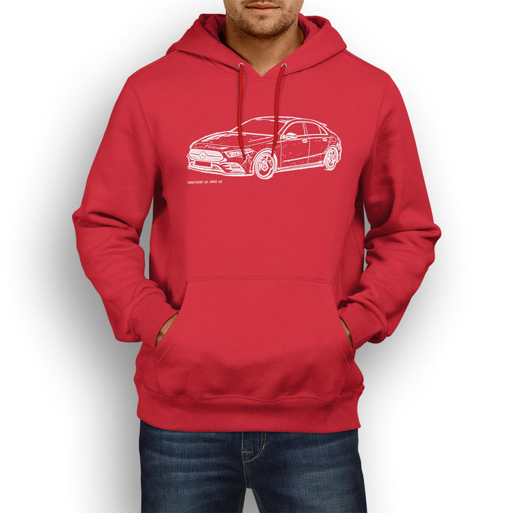 JL Illustration For A Mercedes Benz A Class Motorcar Fan Hoodie