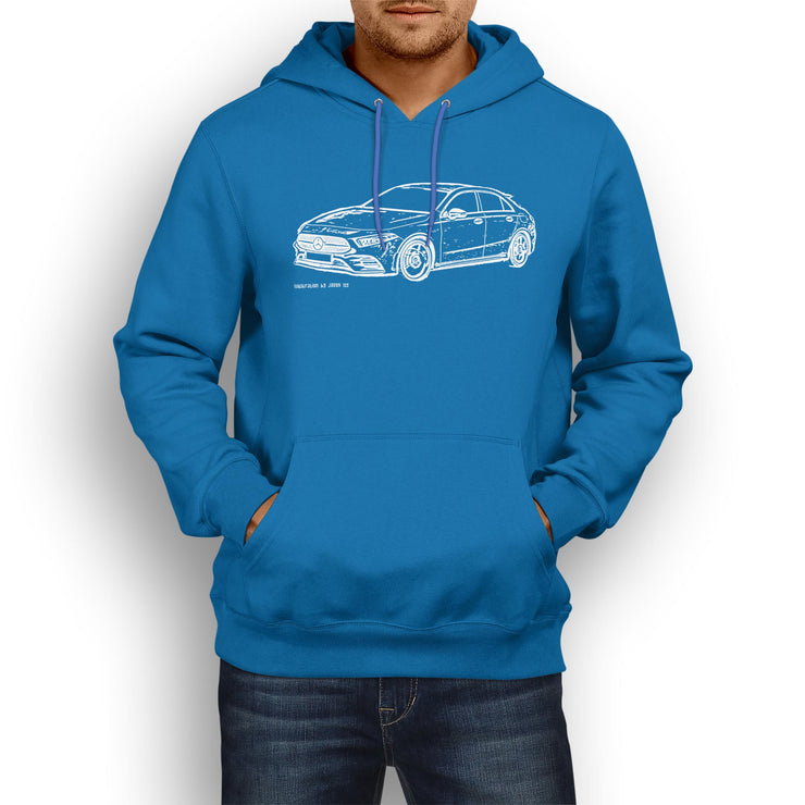 JL Illustration For A Mercedes Benz A Class Motorcar Fan Hoodie