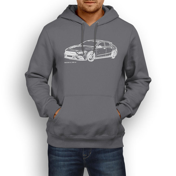 JL Illustration For A Mercedes Benz A Class Motorcar Fan Hoodie