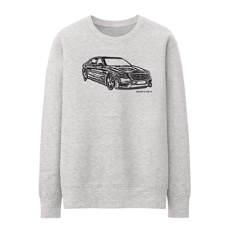 JL Illustration For A Mercedes Benz S Class Motorcar Fan Jumper