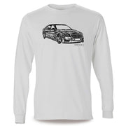 JL Illustration For A Mercedes Benz S Class Motorcar Fan LS-Tshirt