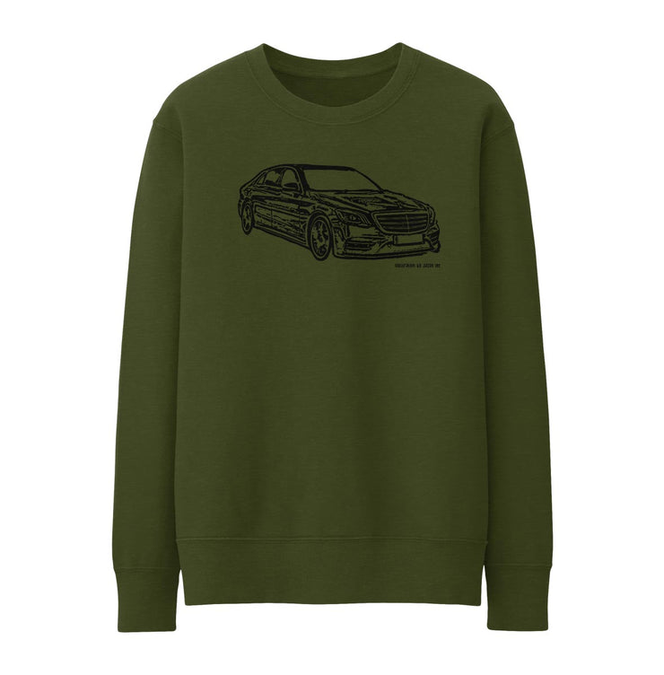 JL Illustration For A Mercedes Benz S Class Motorcar Fan Jumper
