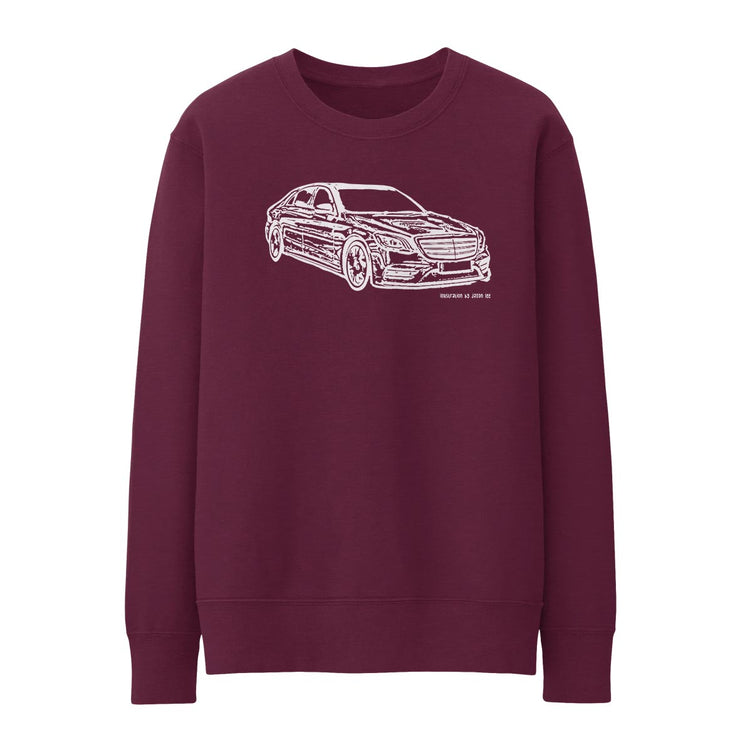 JL Illustration For A Mercedes Benz S Class Motorcar Fan Jumper