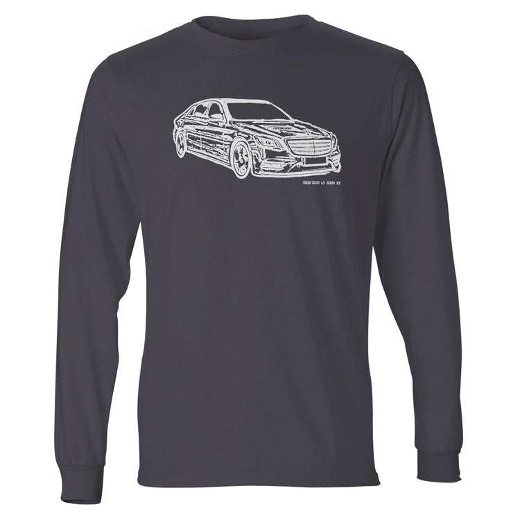JL Illustration For A Mercedes Benz S Class Motorcar Fan LS-Tshirt