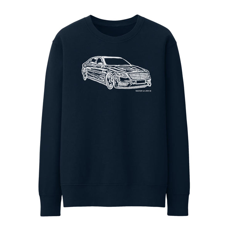 JL Illustration For A Mercedes Benz S Class Motorcar Fan Jumper