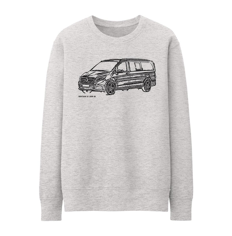 JL Illustration For A Mercedes Benz V Class Motorcar Fan Jumper
