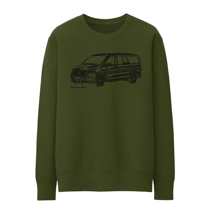 JL Illustration For A Mercedes Benz V Class Motorcar Fan Jumper