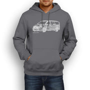 JL Illustration For A Mercedes Benz V Class Motorcar Fan Hoodie
