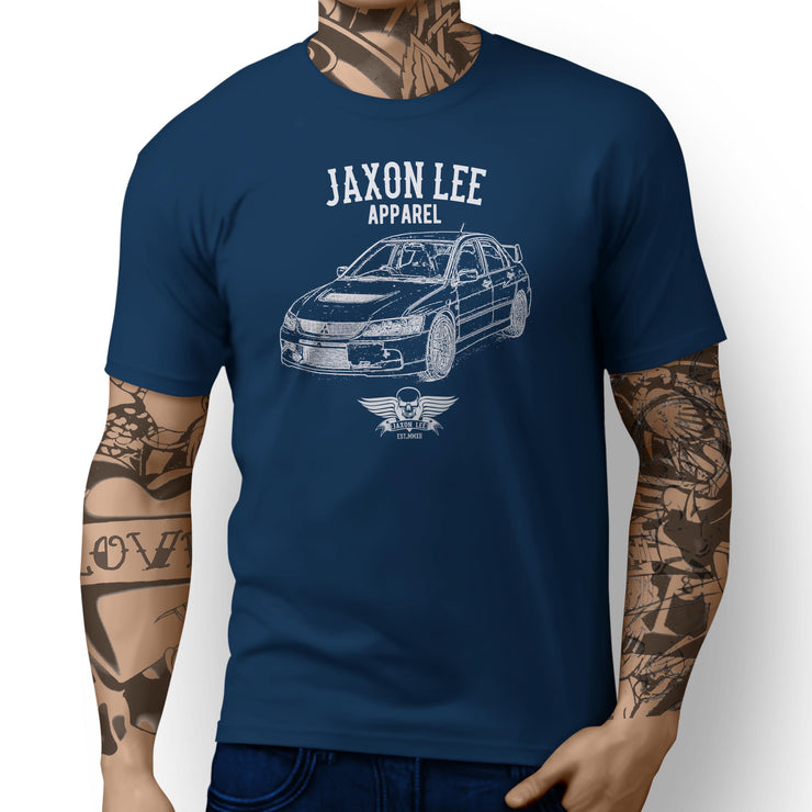 Jaxon Lee Mitsubishi Evo IX inspired Sports Car Art design – T-shirt - Jaxon lee