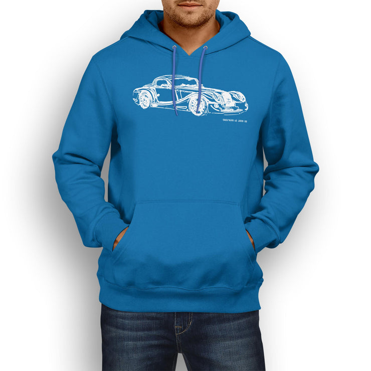 JL Illustration For A Morgan Aero GT Motorcar Fan Hoodie