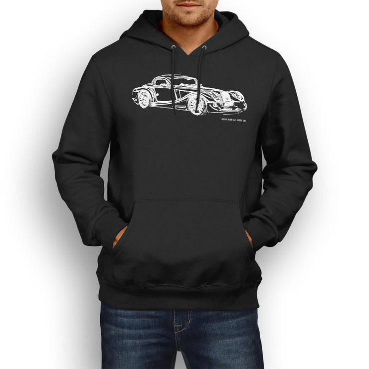 JL Illustration For A Morgan Aero GT Motorcar Fan Hoodie