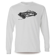JL Illustration For A Morgan Plus 8 Motorcar Fan LS-Tshirt