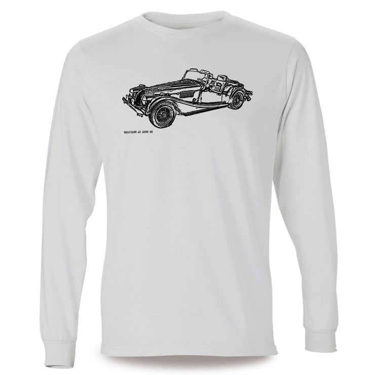 JL Illustration For A Morgan Plus 8 Motorcar Fan LS-Tshirt