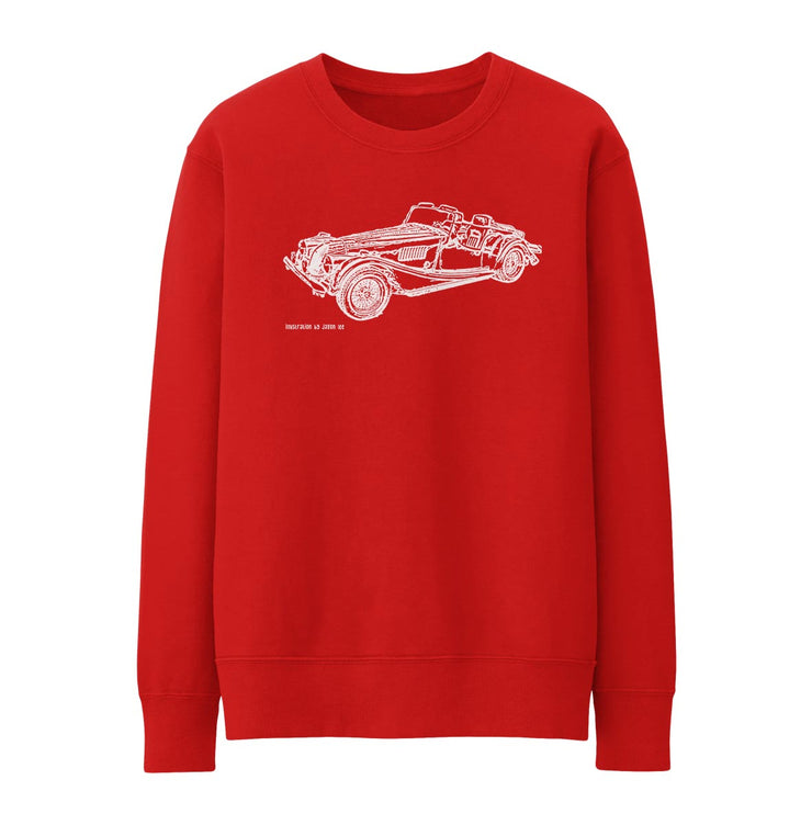 JL Illustration For A Morgan Plus 8 Motorcar Fan Jumper