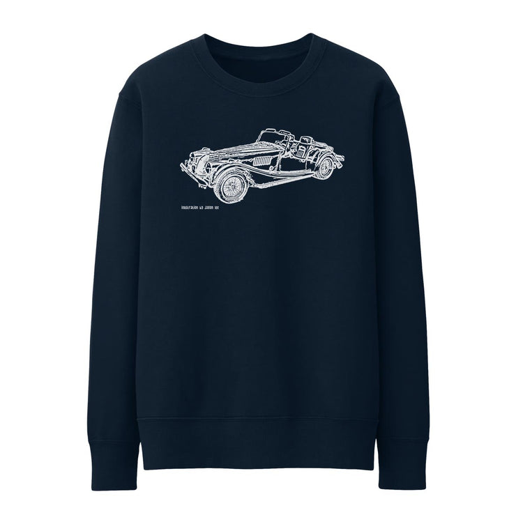 JL Illustration For A Morgan Plus 8 Motorcar Fan Jumper