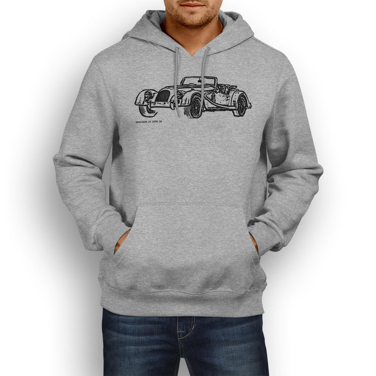 JL Illustration For A Morgan V6 Roadster Motorcar Fan Hoodie