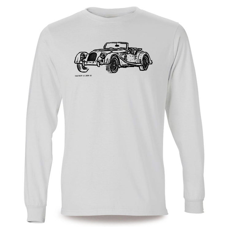 JL Illustration For A Morgan V6 Roadster Motorcar Fan LS-Tshirt