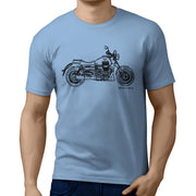 JL Illustration For A Moto Guzzi Audace Motorbike Fan T-shirt