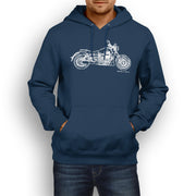 JL Illustration For A Moto Guzzi Audace Motorbike Fan Hoodie