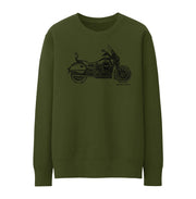 JL Illustration For A Moto Guzzi California Touring Motorbike Fan Jumper