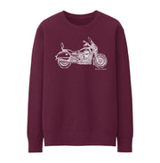 JL Illustration For A Moto Guzzi California Touring Motorbike Fan Jumper